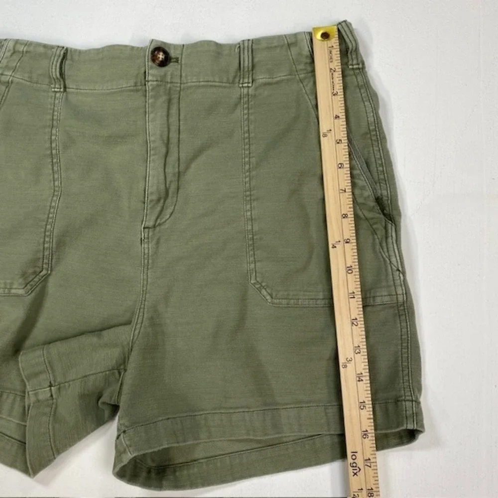 Faherty Brand Olive Green Utility Patch Pocket Shorts Mens 32 WBS2304FTG Stretch